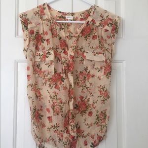 Beautiful floral blouse